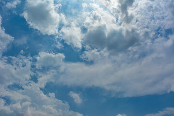 Dark storm clouds before rain