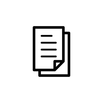 paper icon vector trendy design