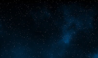 Wall Mural - Spacescape illustration design with stars field in the galaxy