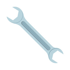 Poster - wrench key tool isolated icon