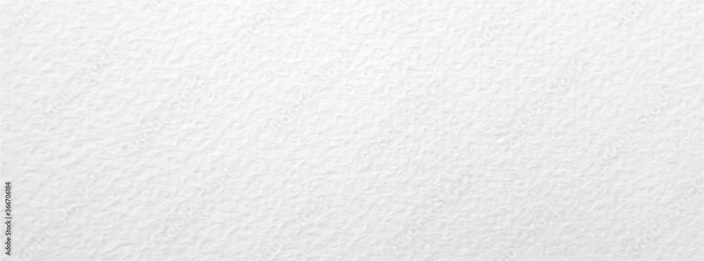 White paper texture long banner. Abstract minimal white textured background for artwork - obrazy, fototapety, plakaty 