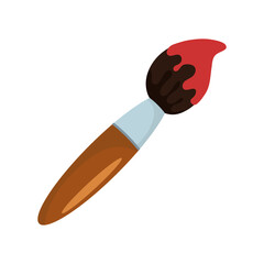 Poster - paint brush tool isolated icon