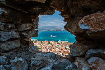 Wall Mural - Through the looking hole, Nafplio