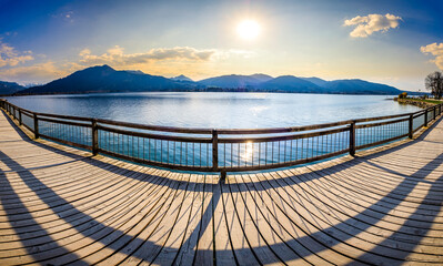 Poster - lake tegernsee in bavaria