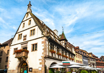 Poster - Traditional houses in Obernai - Bas-Rhin, France