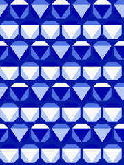 Poster - Seamless pattern in summer colors.