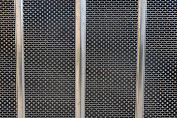 metal grid background