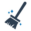 Cleaning sweep icon.