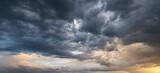 Dramatic storm sunset clouds skies heaven cloudscape background