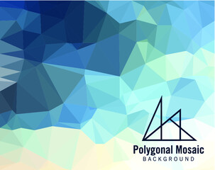 Color Polygonal Mosaic Background