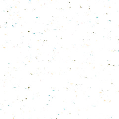 Poster - Terrazzo flooring textured surface modern abstract pattern. Vector seamless abstract repeat with chips of marble or granite in soft pastel  colors.