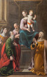 © Renáta Sedmáková - RAVENNA, ITALY - JANUARY 28, 2020: The painting of Madonna among the saints in church Chiesa di Santa Maria Maggiore by unknown artist of 17. cent.
