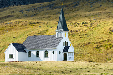 whaler's church, former grytviken whaling station, south georgia