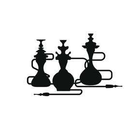 Wall Mural - Hookah Shisha Smoking Pipe icons