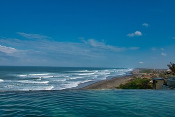 Wall Mural - view of the sea from the sea