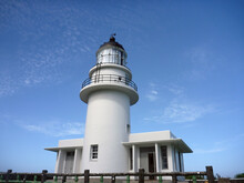 Exterior View Of The Famous Sandiaojiao Lighthouse