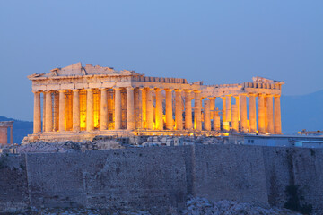 Wall Mural - Parthenon,Herodium,Acropolis,hill,Athens,old,sky,past,dusk,ruin,stone,rocks,night,roman,greek,place,travel,marble,column,greece,famous,temple,sunset,scenic,athens,europe,museum,theater,culture,history