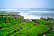 Laomei Green Reef - Taiwan North Coast Seasonal Features, Shot In Shimen District, New Taipei, Taiwan.