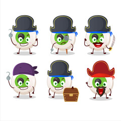 Sticker - Cartoon character of eye candy with various pirates emoticons