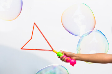 Sticker - Colored foam bubbles