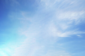 Wall Mural - Blue sky clouds blurred during morning open view out windows beautiful summer spring and peaceful nature background.