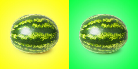 Wall Mural - Same watermelon isolated