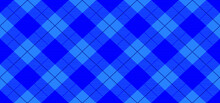 Dark Blue Tartan Diagonal Seamless Pattern Background
