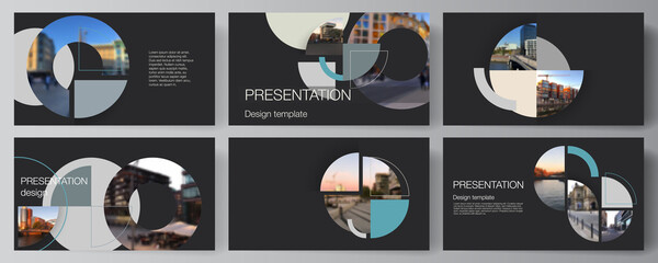 Wall Mural - vector layout of the presentation slides design business templates, multipurpose template for presen