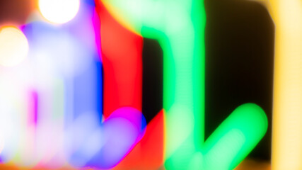 abstract background with colorful lights