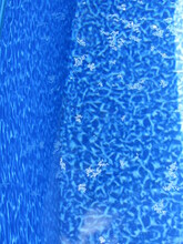 Pollen And Debris On The Surface Of Water In A Pool With A Blue Liner 