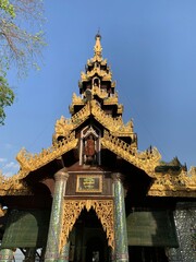 Sticker - Pagode Shwedagon à Yangon, Myanmar	