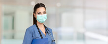 Masked Nurse During Coronavirus Pandemic