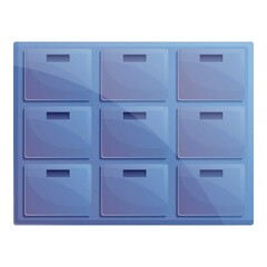 Poster - Storage documents archive icon. Cartoon of storage documents archive vector icon for web design isolated on white background