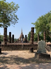 Temple du parc historique de Sukhothaï, Thaïlande