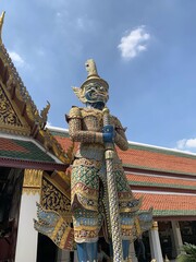 Poster - Guerrier gardien du palais royal à Bangkok, Thaïlande