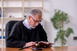 © Elnur - Old male judge working in courthouse