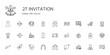 © NinjaStudio - invitation icons set