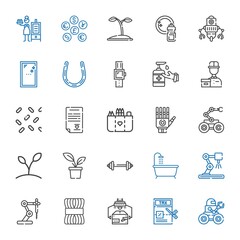 Canvas Print - hand icons set