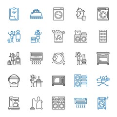 Wall Mural - appliance icons set