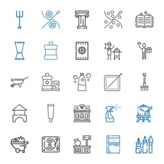 Canvas Print - tools icons set