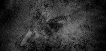 Old Wall Texture Cement Dark Black Gray  Background Abstract Grey Color Design Are Light With White Gradient Background.