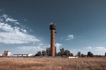 old factory chimney