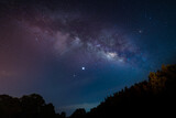 Fototapeta Kosmos - Milky way at night.