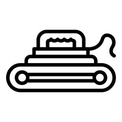 Poster - carpenter electric tool icon. outline carpenter electric tool vector icon for web design isolated on