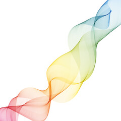 Печать
wave spectral abstract vector on white background