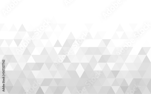 Cuadros en Lienzo Gray polygonal mosaic background, Vector illustration, Used for presentation, website, poster, business, work