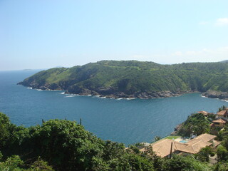 view of the sea and mountains