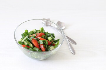 salad with tomatoes