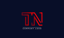 Creative Letters TN Or NT Logo Design Vector Template. Initial Letters TN Logo Design	