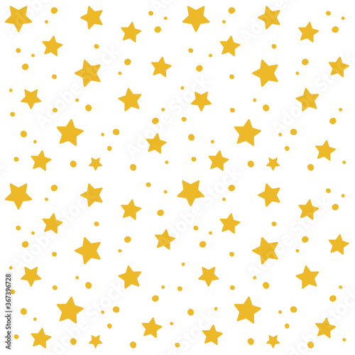 Yellow Star Pattern Star Texture Stock Vector Adobe Stock